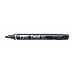 Marker permanentny Pentel N50-BE Czarny 12 Części