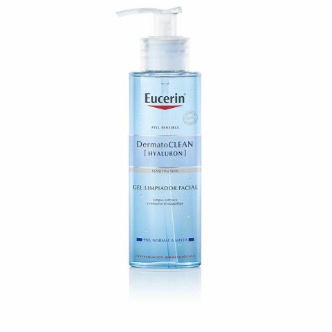 Żel Czyszczący do Twarzy Eucerin DermatoCLEAN Hyaluron Skóra wrażliwa (200 ml)