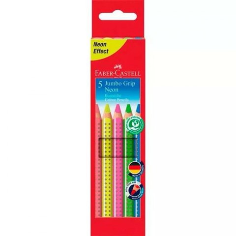 Kredki Faber-Castell Neon Wielokolorowy (5 Sztuk)
