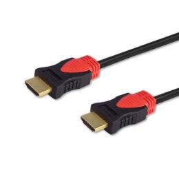 Kabel SAVIO CL-95 (HDMI M - HDMI M; 1,5m; kolor czarny)