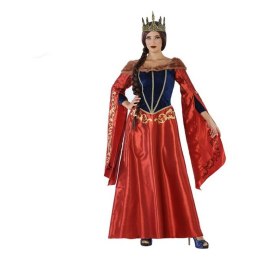 Kostium dla Dorosłych 113916 Czerwony Granatowy Średniowieczna Królowa - XL