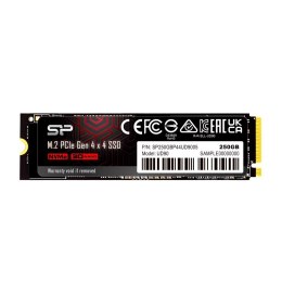 Dysk SSD Silicon Power UD90 250GB M.2 PCIe NVMe Gen4x4 NVMe 1.4 4500/1950 MB/s