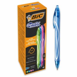 Długopis żelowy Bic Gel-Ocity Quick Dry 4 Colours 12 Sztuk