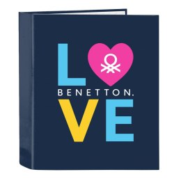 Segregator Benetton Love Granatowy A4 (27 x 33 x 6 cm)