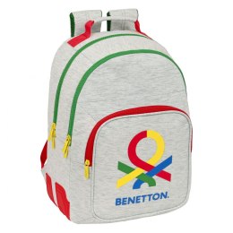 Plecak szkolny Benetton Pop Szary (32 x 42 x 15 cm)