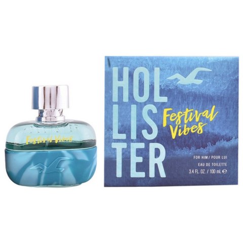 Perfumy Męskie Hollister EDT 100 ml Festival Vibes for Him (100 ml)