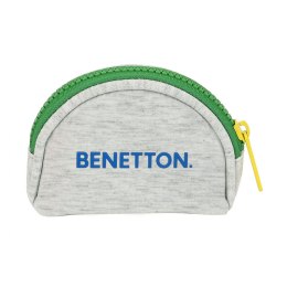 Portfel Benetton Pop Szary (9.5 x 7 x 3 cm)