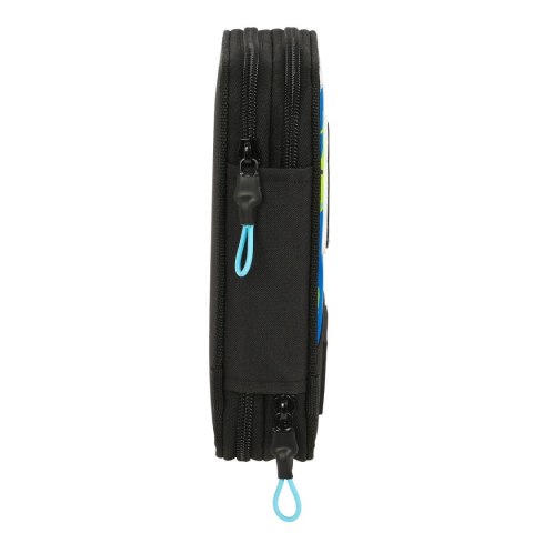 Etui szkolne z akcesoriami El Niño Green bali Czarny 12.5 x 19.5 x 4 cm (28 Części)