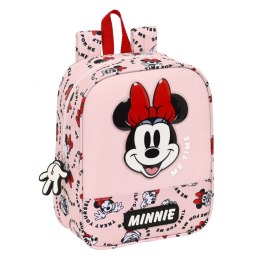 Plecak dziecięcy Minnie Mouse Me time Różowy (22 x 27 x 10 cm)