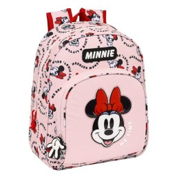 Plecak dziecięcy Minnie Mouse Me time Różowy (28 x 34 x 10 cm)