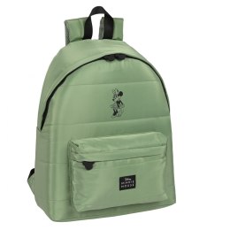 Plecak szkolny Minnie Mouse Mint shadow Zielony wojskowy (33 x 42 x 15 cm)