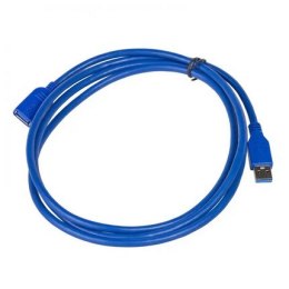 Przedłużacz Akyga AK-USB-10 (USB 3.0 M - USB 3.0 F; 1,8m; kolor niebieski)