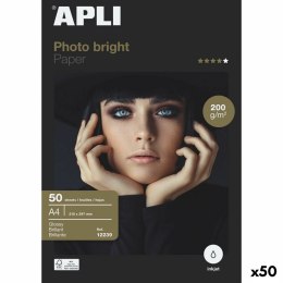 Błyszczący Papier Fotograficzny Apli Inkjet A4 200 g/m²