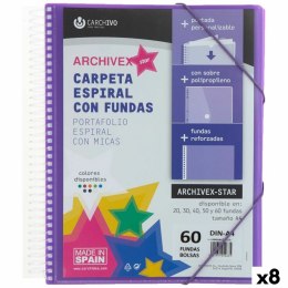 Folder organizacyjny Carchivo Archivex-Star 60 Obudowy A4 8 Sztuk Spirala