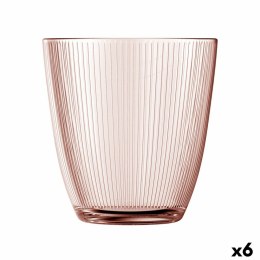 Szklanka/kieliszek Luminarc Concepto Stripy Różowy Szkło (310 ml) (6 Sztuk)