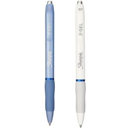 Długopis żelowy Sharpie S-Gel Biały Niebieski 0,7 mm (12 Sztuk)