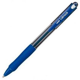Długopis z płynnym atramentem Uni-Ball Rollerball Laknock SN-100 Niebieski 0,4 mm (12 Części)