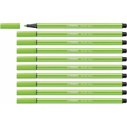 Mazaki Stabilo Pen 68 Fluorescencyjne Kolor Zielony (10 Części)