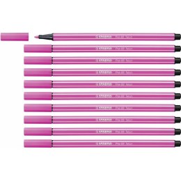 Mazaki Stabilo Pen 68 Fluorescencyjne Różowy (10 Części)