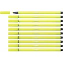 Mazaki Stabilo Pen 68 Fluorescencyjne Żółty (10 Części)