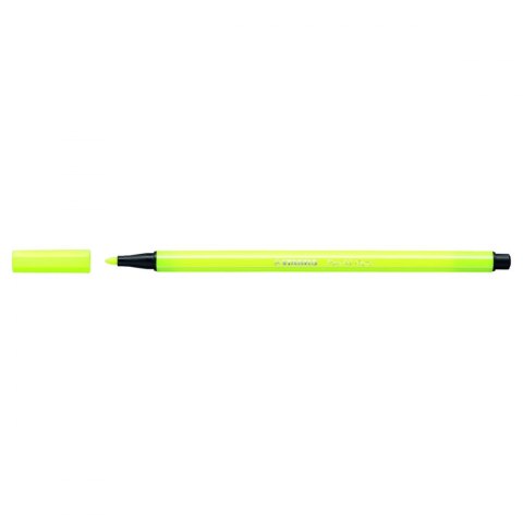 Mazaki Stabilo Pen 68 Fluorescencyjne Żółty (10 Części)