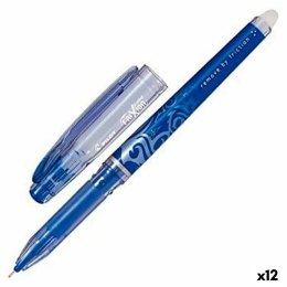 Długopis z płynnym atramentem Pilot Frixion Point Ścieralny tusz Niebieski (12 Sztuk)