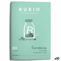 Writing and calligraphy notebook Rubio Nº02 A5 hiszpański 20 Kartki (10 Sztuk)