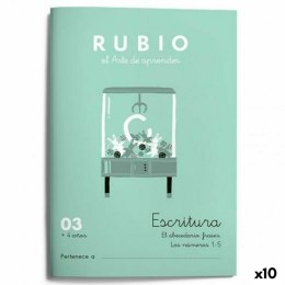 Writing and calligraphy notebook Rubio Nº03 A5 hiszpański 20 Kartki (10 Sztuk)