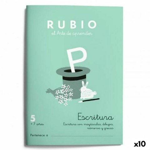 Writing and calligraphy notebook Rubio Nº05 A5 hiszpański 20 Kartki (10 Sztuk)