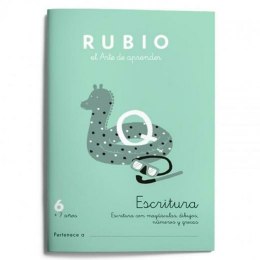 Writing and calligraphy notebook Rubio Nº06 A5 hiszpański 20 Kartki (10 Sztuk)