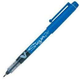 Długopis z płynnym atramentem Pilot V Sign Pen Niebieski 0,6 mm (12 Sztuk)