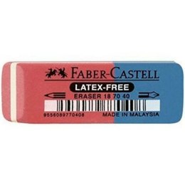 Gumka do Mazania Faber-Castell Czerwony Niebieski (40 Sztuk)