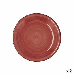 Talerz deserowy Quid Vita Ceramika Czerwony (19 cm) (12 Sztuk)