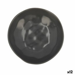 Talerz głęboki Bidasoa Cosmos Ceramika Czarny (22 cm) (12 Sztuk)