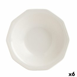 Talerz głęboki Churchill Artic Ceramika Biały Porcelánové nádoby (6 Sztuk) (ø 21,5 cm)