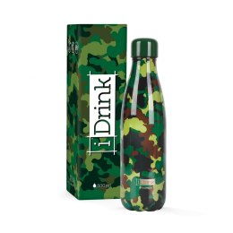 Butelkę Termiczną iTotal Kolor Zielony Kamuflaż Stal nierdzewna (500 ml)
