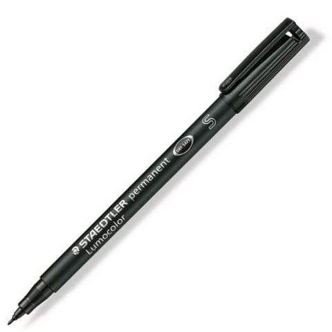 Marker permanentny Staedtler Lumocolor 313-9 S Czarny (10 Sztuk)