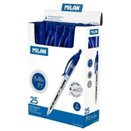 Pióro Milan P1 Niebieski 1 mm (25 Części)
