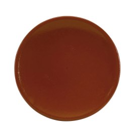 Talerz Raimundo Barro Profesional Refraktor Terakota Ceramika Brązowy Ø 28 cm (9 Sztuk)