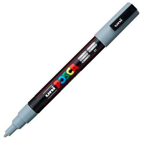 Marker/mazak POSCA PC-3M Szary (6 Sztuk)