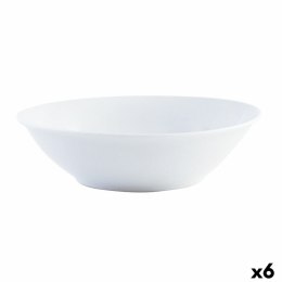 Miska do Sałatki Quid Basic Ceramika Biały (23 cm) (6 Sztuk)