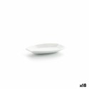 Tacka do przekąsek Ariane Alaska Biały Ceramika Owalne 10 x 7,4 x 1,5 cm 9,6 x 5,9 cm (18 Sztuk)