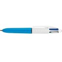Długopis z płynnym atramentem Bic Mini 4Colours Niebieski Biały 0,32 mm (12 Części)