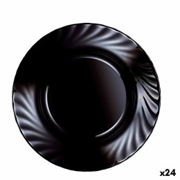 Talerz głęboki Luminarc Trianon Czarny Szkło (ø 22,5 cm) (24 Sztuk)