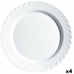 Półmisek Kuchenny Luminarc Trianon Biały Szkło (32,5 cm) (4 Sztuk)