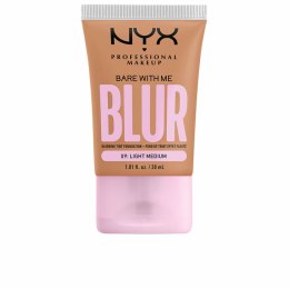 Płynny Podkład do Twarzy NYX Bare With Me Blur Nº 09-light medium 30 ml