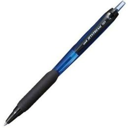 Długopis z płynnym atramentem Uni-Ball Rollerball Jestsream SXN-101 Niebieski (12 Części)
