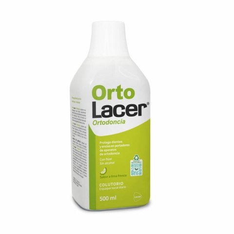 Płyn do Płukania Ust Lacer Ortolacer Limonka 500 ml Opieka ortodontyczna