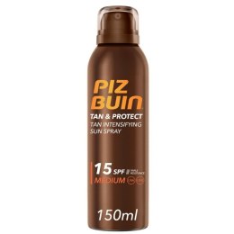Spray do Opalania Tan & Protect Medium Piz Buin Tan Protect Intensifying Spf 15 Spf 15 (150 ml)