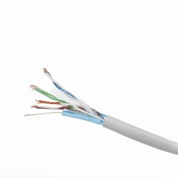Kabel sieciowy GEMBIRD FPC-5004E-L/100 (F/FTP; 100m; kat. 5e; kolor szary)